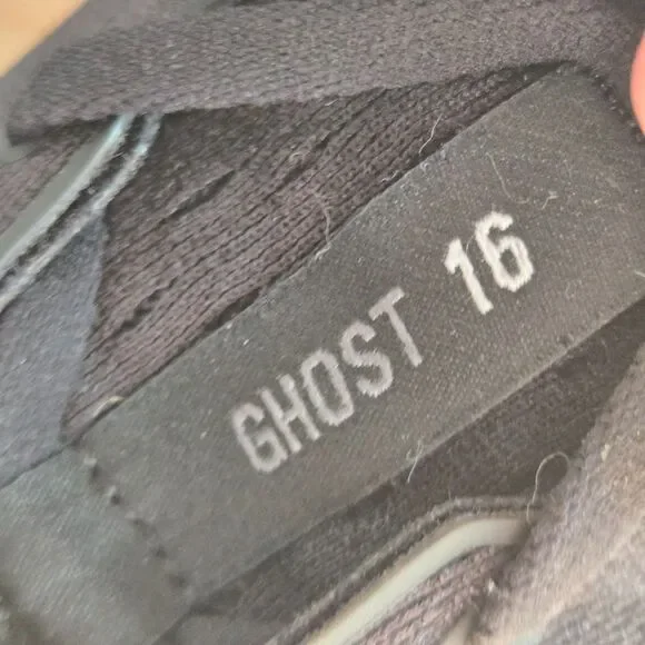 Brooks Mens Ghost 16 Sneakers 11.5 D /45.5 Running Athletic Shoe Black Lava EUC - Picture 6 of 10